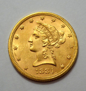 $10 liberty gold eagle coin