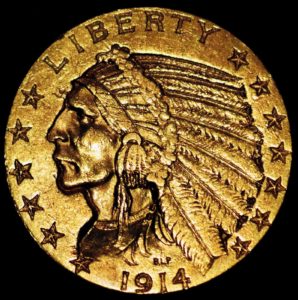 $5 indian gold half eagle coins