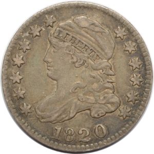 capped bust dime silver coins