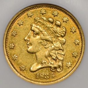 classic head 2.5 gold coins