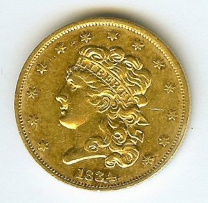 classic head $5 gold coin wilmington coins