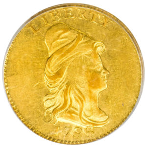 draped bust 2.5 gold coin