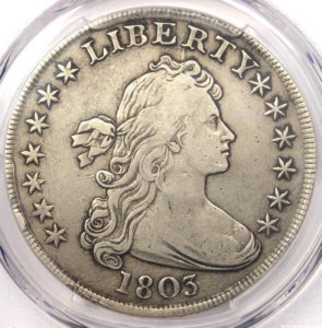 draped bust dollar coin wilmington