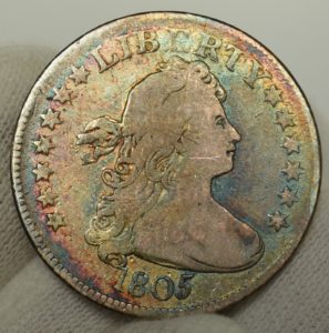 draped bust quarter wilmington coins
