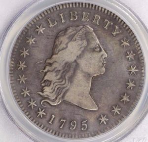 flowing hair dollar coin