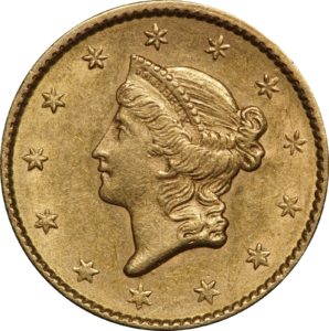 gold dollar coin wilmington coins